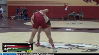 125 lbs Cons. Semi - Dylan McChesney, Simpson vs Cade Hornback, Coe