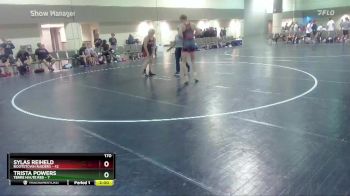 170 lbs Round 3 (6 Team) - Sylas Reiheld, Rootstown Raiders vs Trista Powers, Terre Haute Red