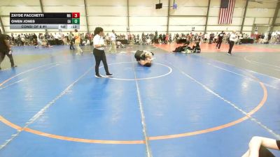 220 lbs Consi Of 8 #1 - Zayde Facchetti, MA vs Owen Jones, GA