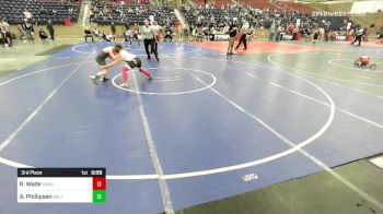 98 lbs 3rd Place - Ryder Wade, Sanderson Wr Ac vs Atreyu Phillipsen, Delta WC