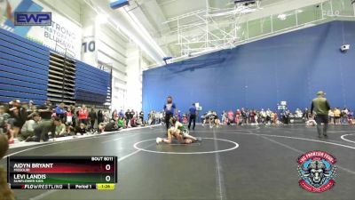 80 lbs Champ. Round 1 - Levi Landis, Sunflower Kids vs Aidyn Bryant, Missouri