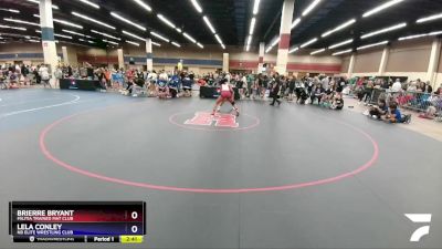 170 lbs Quarterfinal - Brierre Bryant, Militia Trained Mat Club vs Lela Conley, NB Elite Wrestling Club