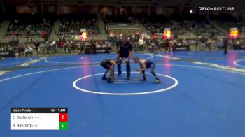 61 lbs Semifinal - Riley Hanford, Sebolt Wrestling Academy vs Elijah Castanon, Gladiator