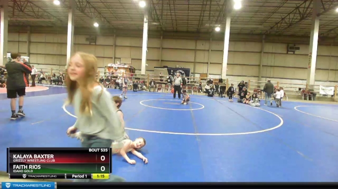 Faith A Rios 58-63 lbs Round 3 - Faith Rios, Idaho Gold vs Kalaya Baxter, Grizzly ...