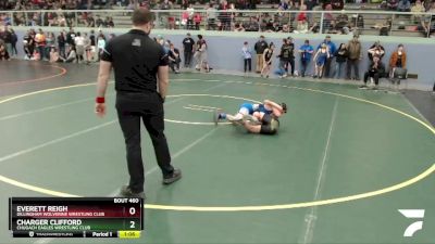 98 lbs Final - Everett Reigh, Dillingham Wolverine Wrestling Club vs Charger Clifford, Chugach Eagles Wrestling Club