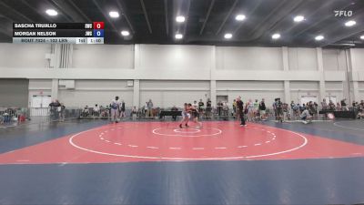 102 lbs Champ. Round 2 - Sascha Trujillo, Storm Wrestling Center vs Morgan Nelson, Jax Wrestling Club