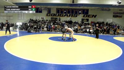 135 lbs Consi Of 8 #2 - Lucas Reeves, Bergen Catholic (NJ) vs Cael Humphrey, Sultana
