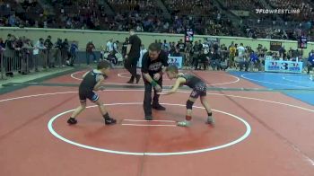 52 lbs Semifinal - Lane Ward, Blackwell Wrestling Club vs Colten Partee, Elgin Grapplers