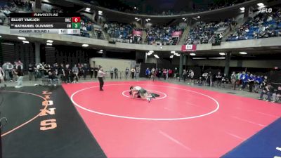 157 lbs Champ. Round 1 - Nathaniel Olivares, Chicago (St. Patrick) vs Elliot Yaklich, Rock Falls