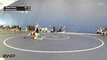 144 lbs Cons. Round 3 - Brogan Hagen, Free State vs Romeo Garcia, Garden City