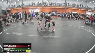 40 lbs Cons. Round 2 - Gunner Smith, Summerville vs Sunny Williams, KC Elite Training Center