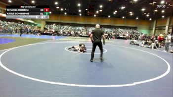 105 lbs Consi Of 8 #2 - Tatianna Hererra, Crook County vs Kallie Doverspike, Hillcrest