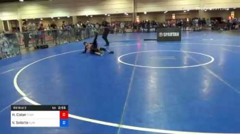 106 lbs Prelims - Hassana Colon, Thorobred Wrestling Club vs Valarie Solorio, Florida