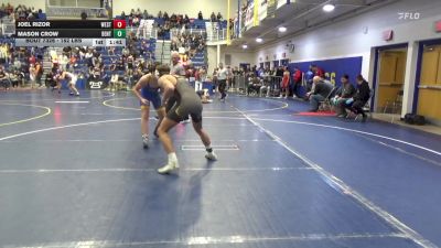 152 lbs Quarterfinal - Joel Rizor, West Greene vs Mason Crow, Bentworth