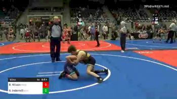 90 lbs Prelims - Bentley Wilson, Wagoner Takedown Club vs Ryker Indermill, Broken Arrow Wrestling Club