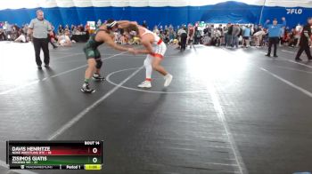 144 lbs Round 4 (8 Team) - Davis Henritze, Noke Wrestling RTC vs Zisimos Giatis, Phoenix WC