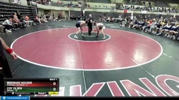 182 lbs Round 1 (4 Team) - Brennan Houser, Mahomet-Seymour vs Coy Olsen, Bemidji