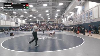133 lbs 5th Place Match - AJ Hague, Colorado Mesa vs Zach Wright, San Francisco State