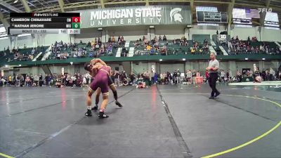 133 lbs Champ. Round 2 - Nathan Jerore, Michigan vs Cameron Chinavare, Central Michigan