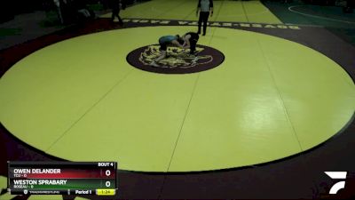 85 lbs Placement (4 Team) - Owen Delander, TCU vs Weston Sprabary, Roseau