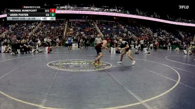 1A 165 lbs Cons. Semi - Aiden Foster, Uwharrie Charter Academy vs Michael Huneycutt, South Stanly High School