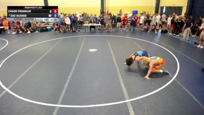 138 lbs Champ. Round 1 - Chase Franklin, IA vs Zac Bleess, MO