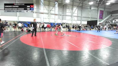 108 lbs Cons. Sub-semis - Lorenzo Castro, Scrap Yard Garage Wrestling vs Erixavier Moses Cormier, Team Aggression Wrestling Club