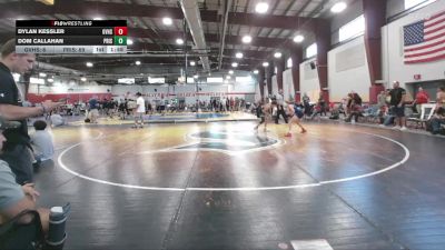 103 lbs Round 3 (12 Team) - Dylan Kessler, Garnet Valley vs Dom Callahan, Prime Silver