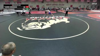 157 lbs Champ. Round 1 - Jack O`Connor, Wisconsin-Whitewater vs Zaren Anderson, Carthage College