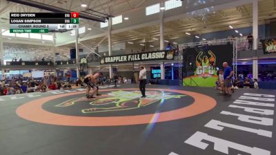 185 lbs Champ. Round 2 - Logan Simpson, Unattached vs Reid Dryden, Unattached