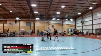 197 lbs Cons. Round 2 - Nicholos Sigrah, Treasure Valley Community College vs Tristan Poulos, Unattached