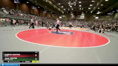 Semifinal - Zane Winter, South Summit vs Kabryn Whiting, Union