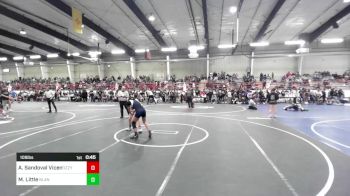 109 lbs Consi Of 8 #2 - Alize Sandoval Vicente, Izzy Style NM Beast vs Mikey Cheyenne Little, Blanding Pride