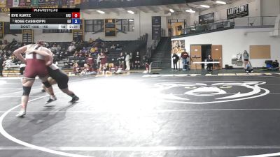 160 lbs Quarterfinal - Eve Kurtz, Arcadia vs Rose Cassioppi, Gannon University
