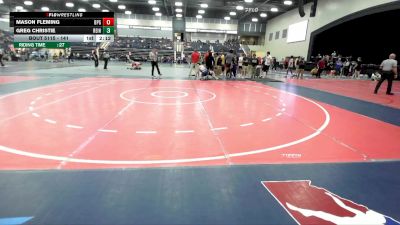 141 lbs Champ. Round 2 - Greg Christie, Coahulla Creek vs Mason Fleming, Brewton-Parker (GA)