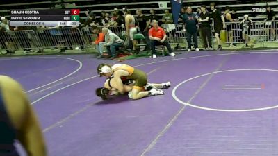 145 lbs Consi Of 4 - Shaun Cestra, Jefferson, NJ vs David Strober, North Hunterdon