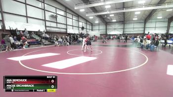 190 lbs Semifinal - Macee Ercanbrack, Juab vs Ava Semchuck, Alta