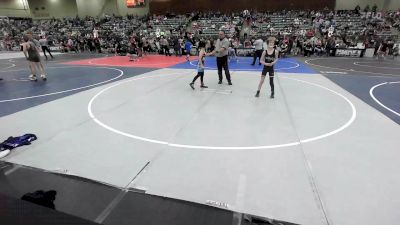 73 lbs Consi Of 8 #1 - Jaden Sanaee, Cardinal WC vs Cooper Triglia, Gold Rush Wrestling