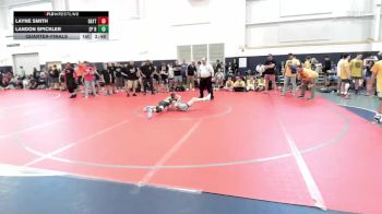 90 lbs Quarterfinal - Layne Smith, Dayton Bandits-MS vs Landon Spickler, EP Rattlers-MS