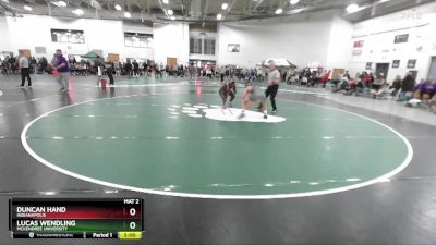 174 lbs Prelim - Duncan Hand, Indianapolis vs Lucas Wendling, McKendree University