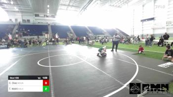 86 lbs Quarterfinal - Cole Diaz, Mountain View Scrappers vs Tyler Wahl, Gold Rush