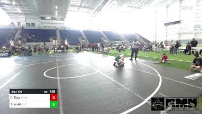 86 lbs Quarterfinal - Cole Diaz, Mountain View Scrappers vs Tyler Wahl, Gold Rush