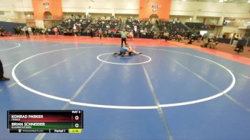 165 lbs Semifinal - Konrad Parker, Ithaca vs Brian Schneider, Elizabethtown