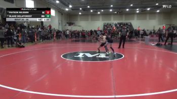 80 lbs Champ. Round 2 - Blake DeLaForest, Blaine Wrestling Association vs Payson Nilssen, Weigh-In Club