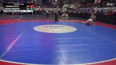 6A 132 lbs 3rd Place Match - Jackson Schutt, Hartselle vs Ephram Ormiston, Southside Gadsden