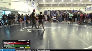 106 lbs Quarterfinal - Leilahni Hart, Team Jackrabbits vs Alicia Serratos, Hawkeye WC
