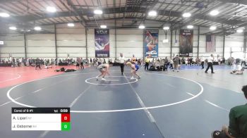 165 lbs Consi Of 8 #1 - Alexander Lipari, NY vs John Osborne, WV