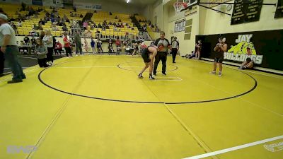 112 lbs Consi Of 8 #2 - Jacob Mangrum, Wagoner vs Draeven Jennings, Tahlequah Wrestling Club