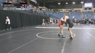 207 lbs Champ. Round 2 - Finnley Kellerman, Baker University vs Heidi Benefield, Murray State