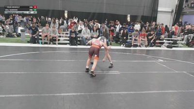 113 lbs Cons. Rd Of 64 - Truin Meneely, Black Fox Wrestling Academy vs Will Sanders, Open Mats